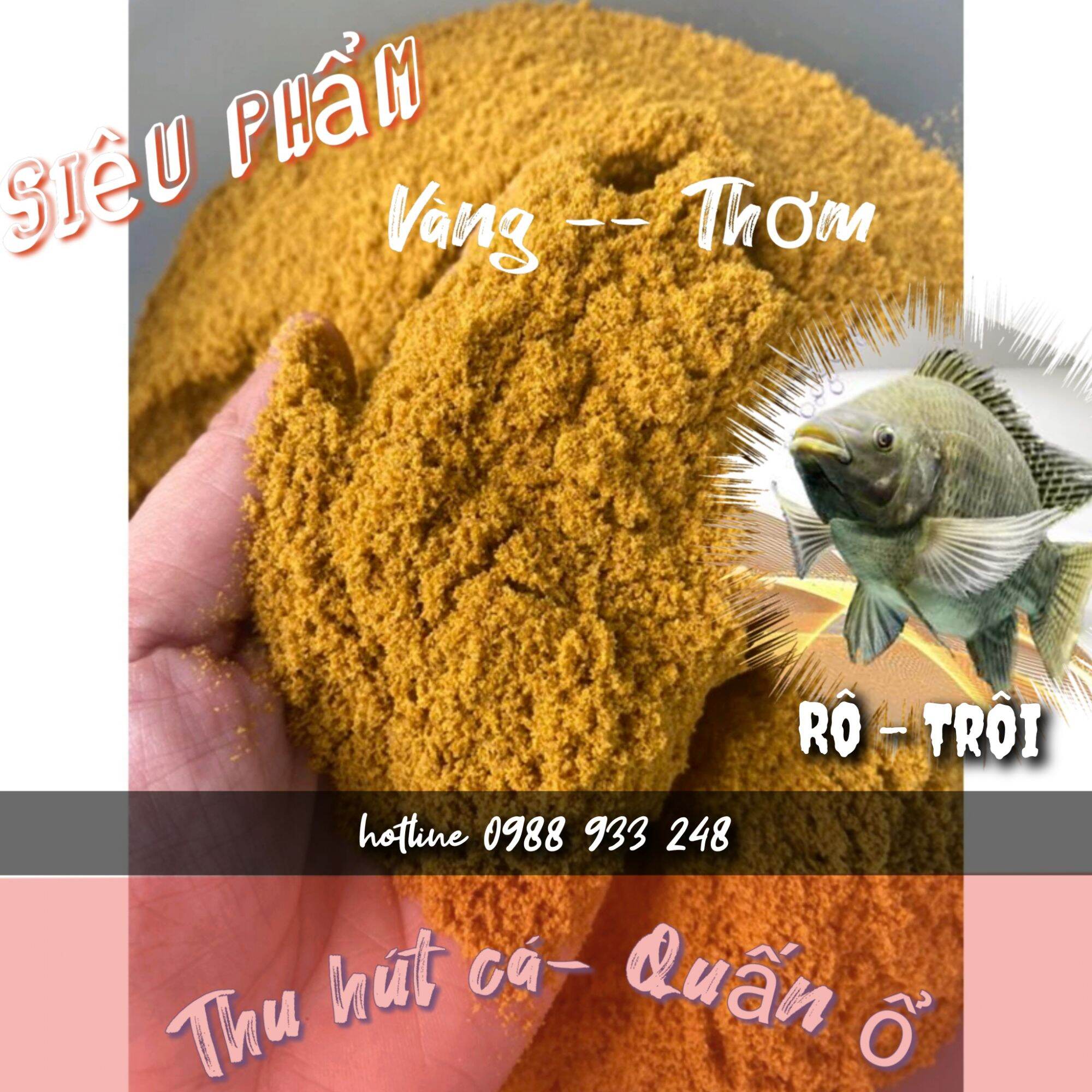 Cám Vàng Thơm làm mồi câu[Túi 2kg]