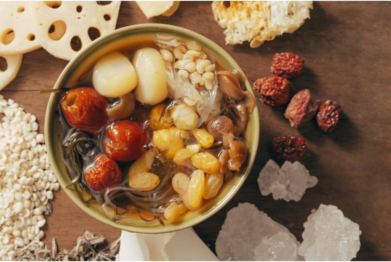 Set nguyên liệu CHÈ SÂM BỔ LƯỢNG 20 chén