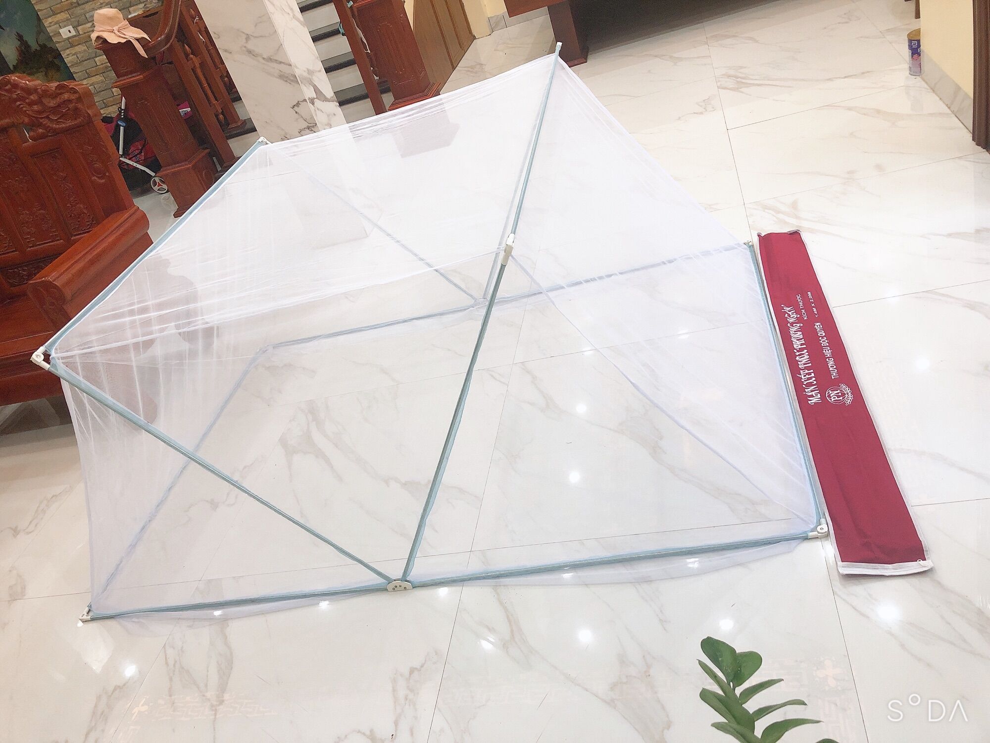 Khung INOX 304 - Màn xếp thông minh gấp gọn Quỳnh anh, Màn tuyn lạnh cao cấp