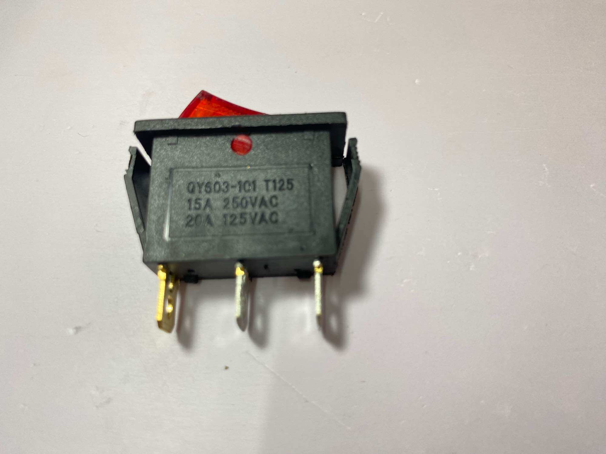 Combo 3 công tắc 3 chân có đèn (30x14mm)