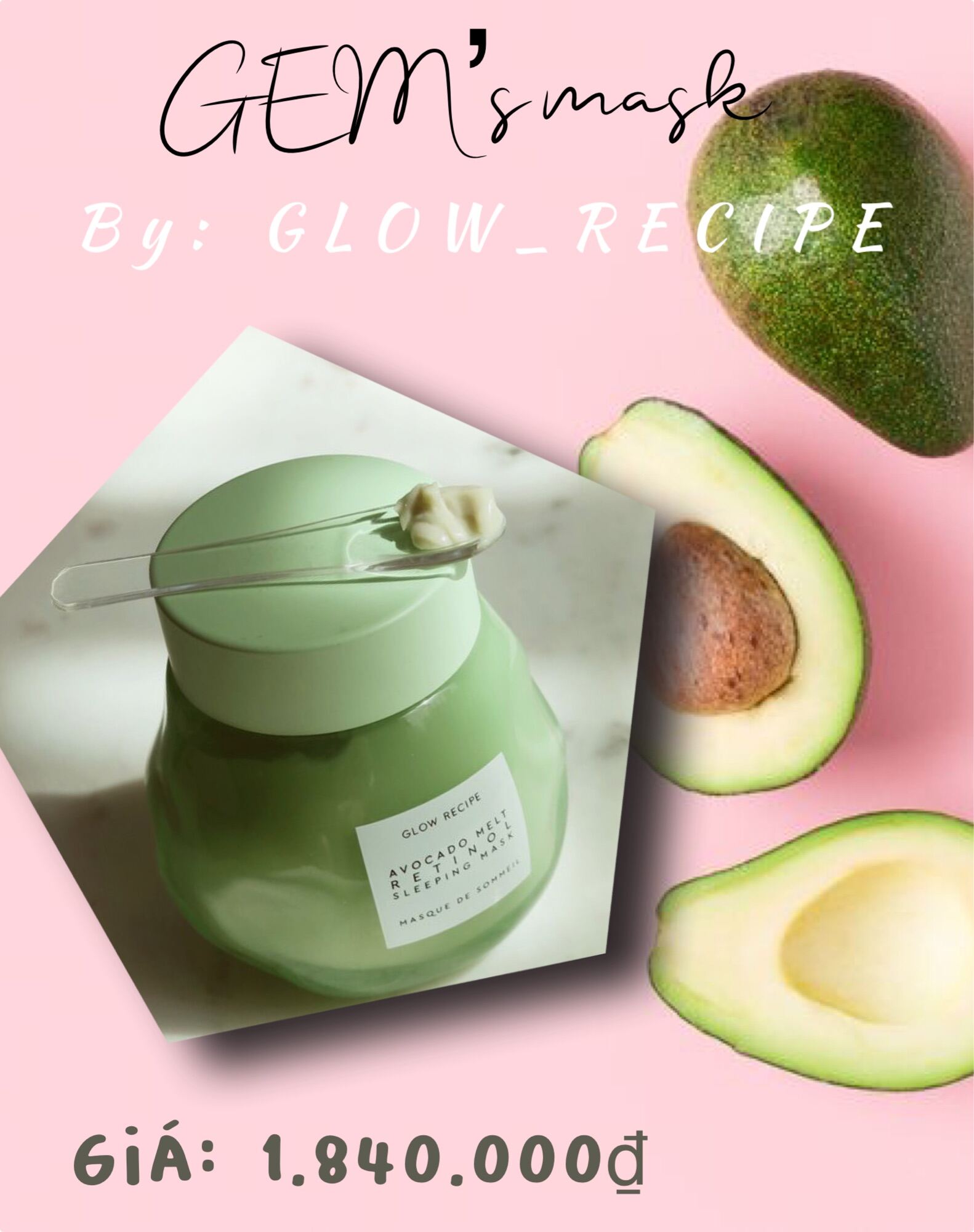 Glow Recipe _ Avocado Melt Retinol Sleeping Mask 70Ml