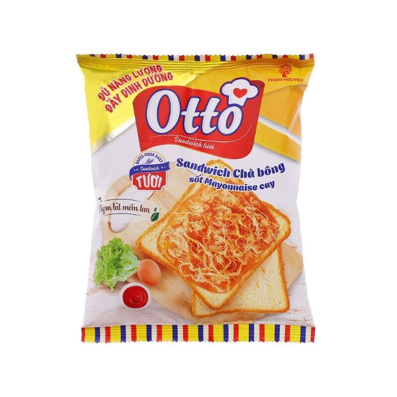 Bánh Mì Sandwich Otto Chà Bông Sốt Mayonnaise Cay 76G