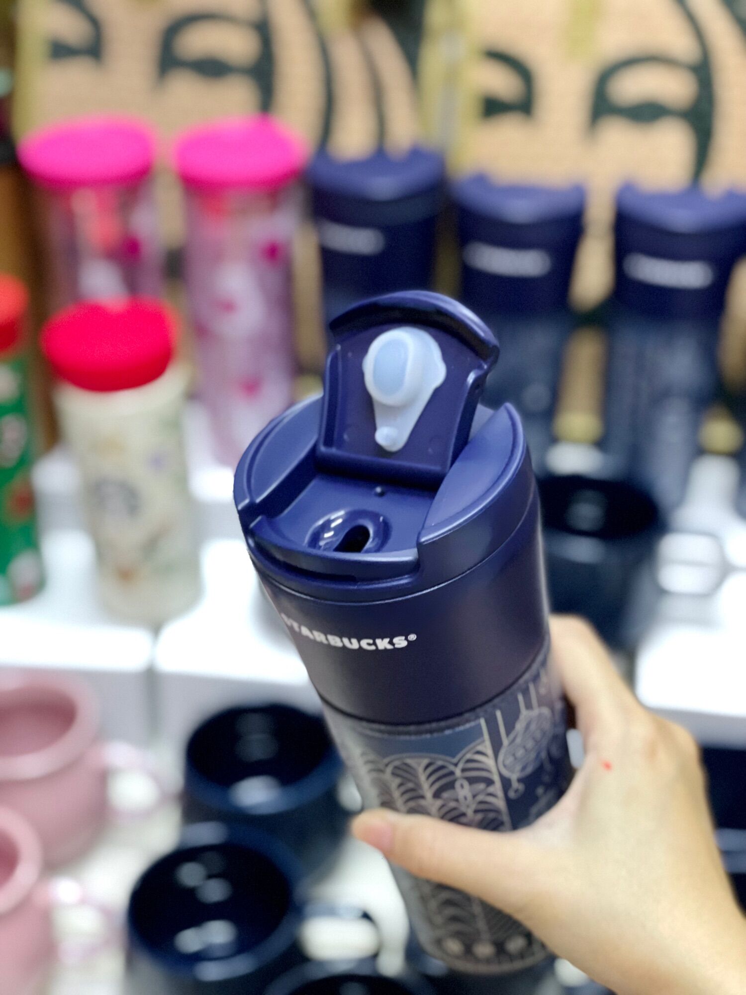 Bình giữ nhiệt Starbucks Giáng Sinh Philippines 2021