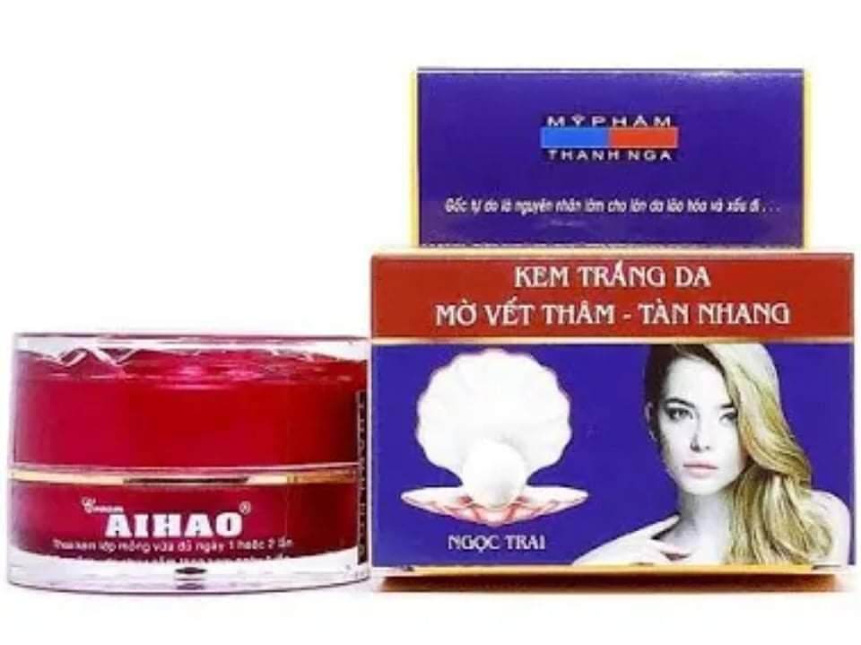Kem Aihao trắng da mờ vết thâm nám tàn nhang 8 vip 15g
