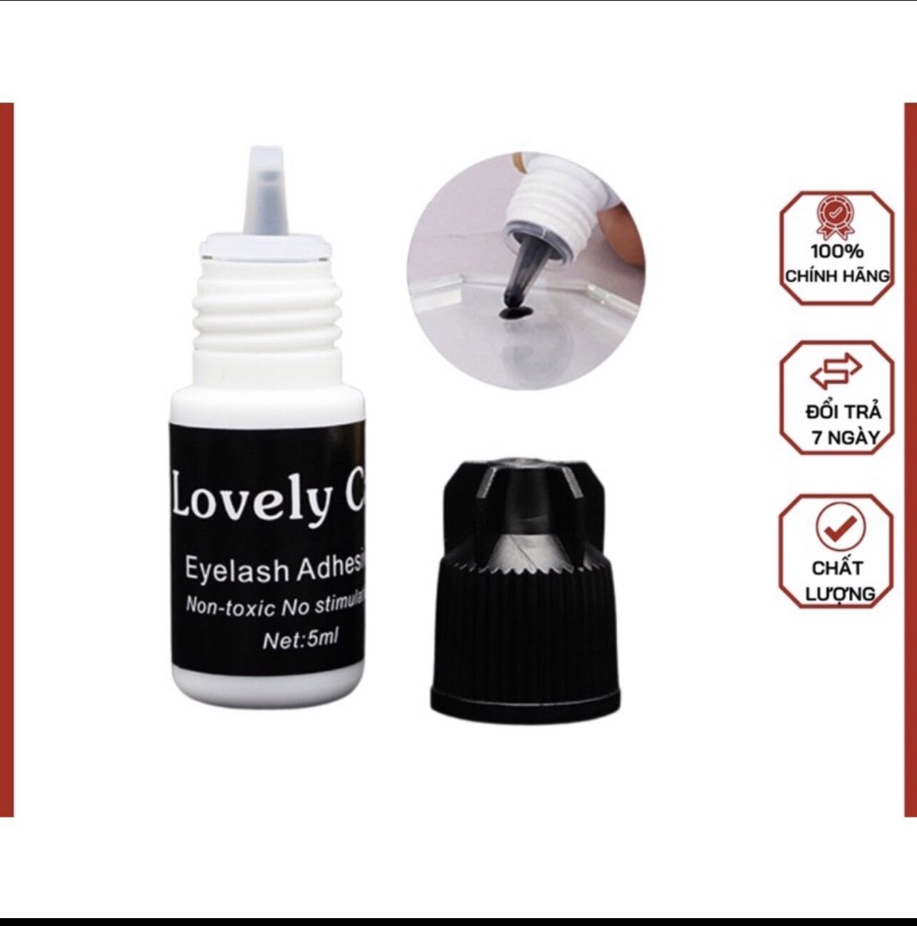 Keo nối không cay lovely cat 5ml