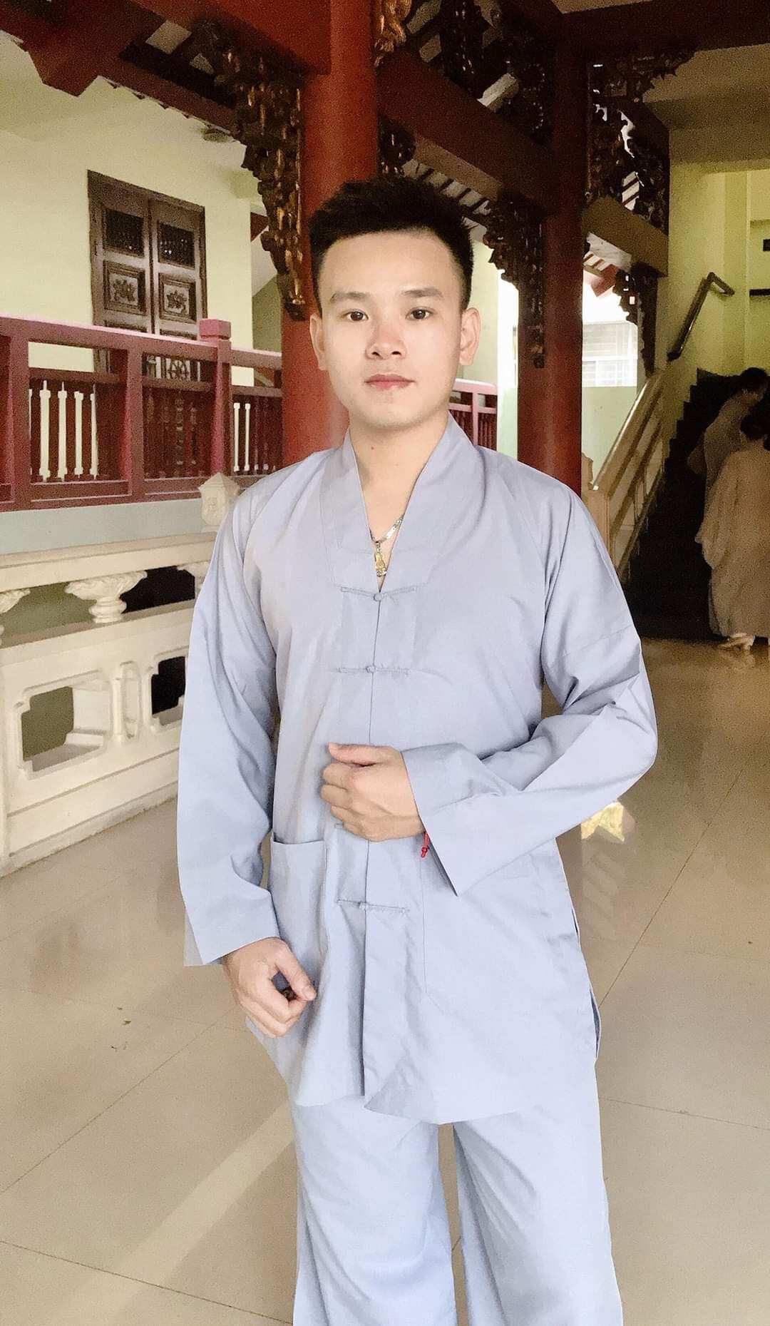 Đồ bộ đi chùa - mẫu la hán nam