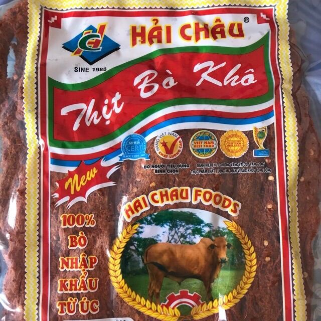 Khô bò hải châu - khô bò mềm 500g*2