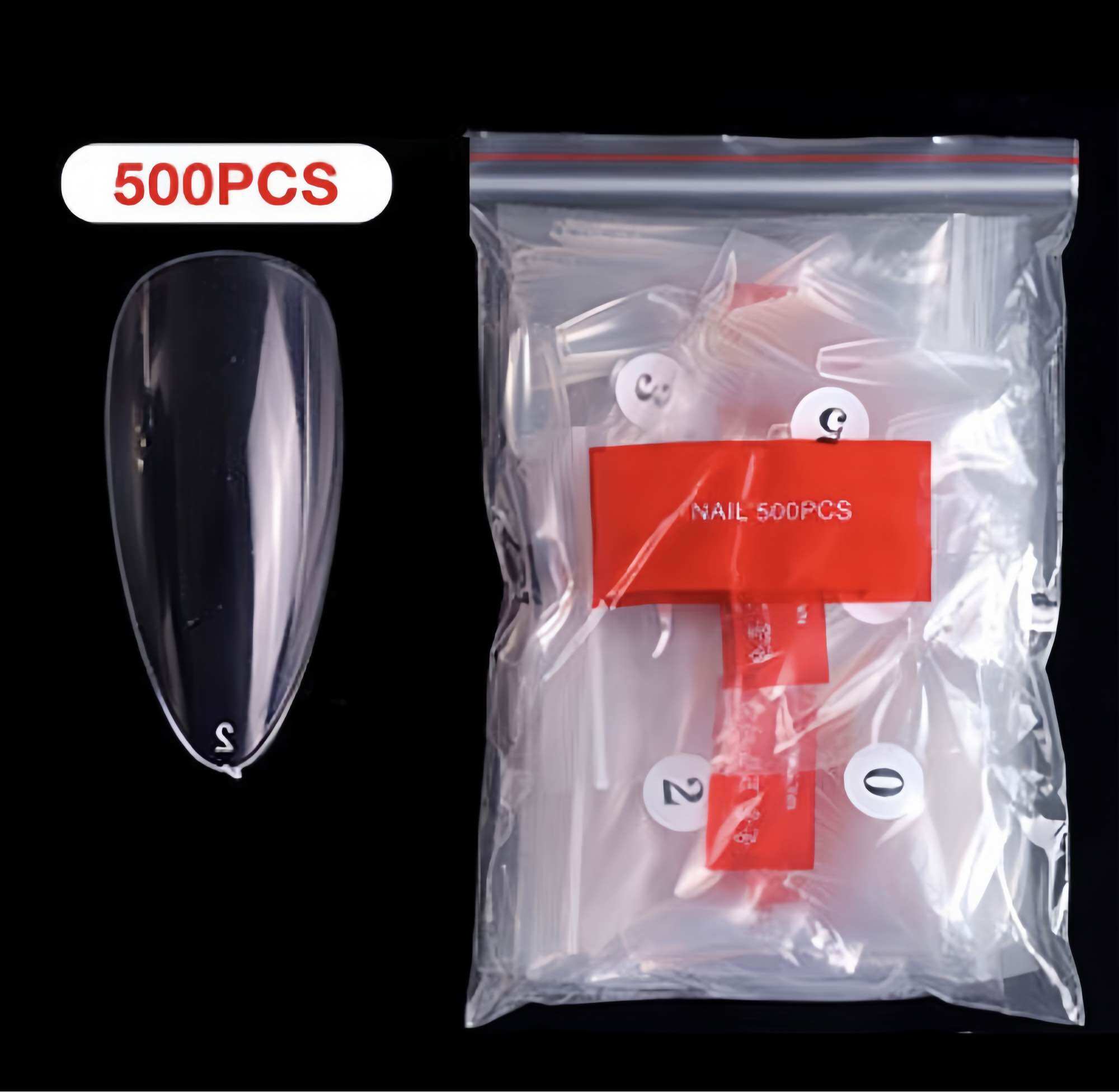 Móng úp vuông-nhọn-bầu-thang form siêu đẹp túi 500 móng.