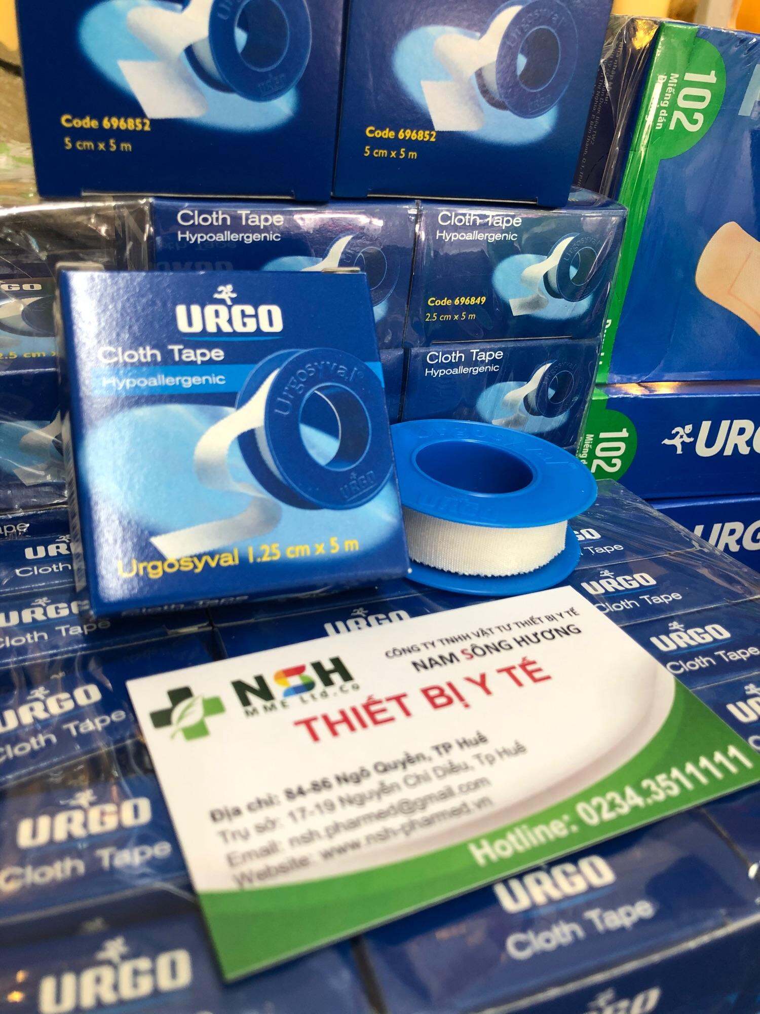 Băng keo dính cuộn xé vải lụa y tế URGO SYVAL urgosyval BĂNG KEO DÍNH LỤA SILKTAPE URGOSYVAL URGO SYVAL,Băng keo cuộn Băng Keo Lụa Urgo - Urgosyval Độ Dính Cao, Ít Dị Ứng