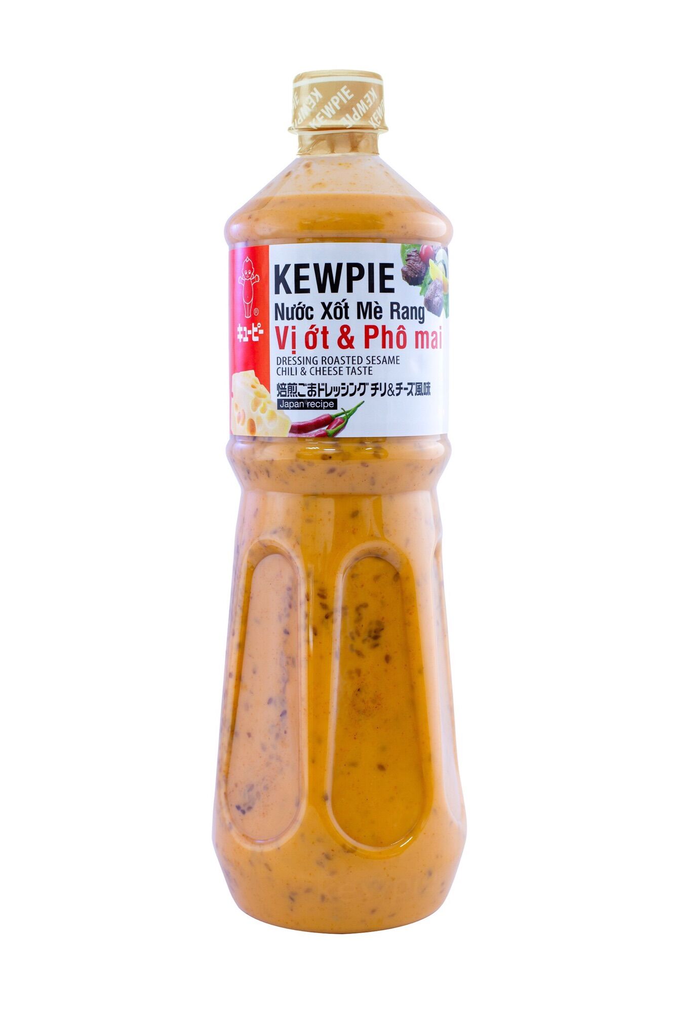 Xốt Mè Rang Ớt và Phô Mai 1L kewpie