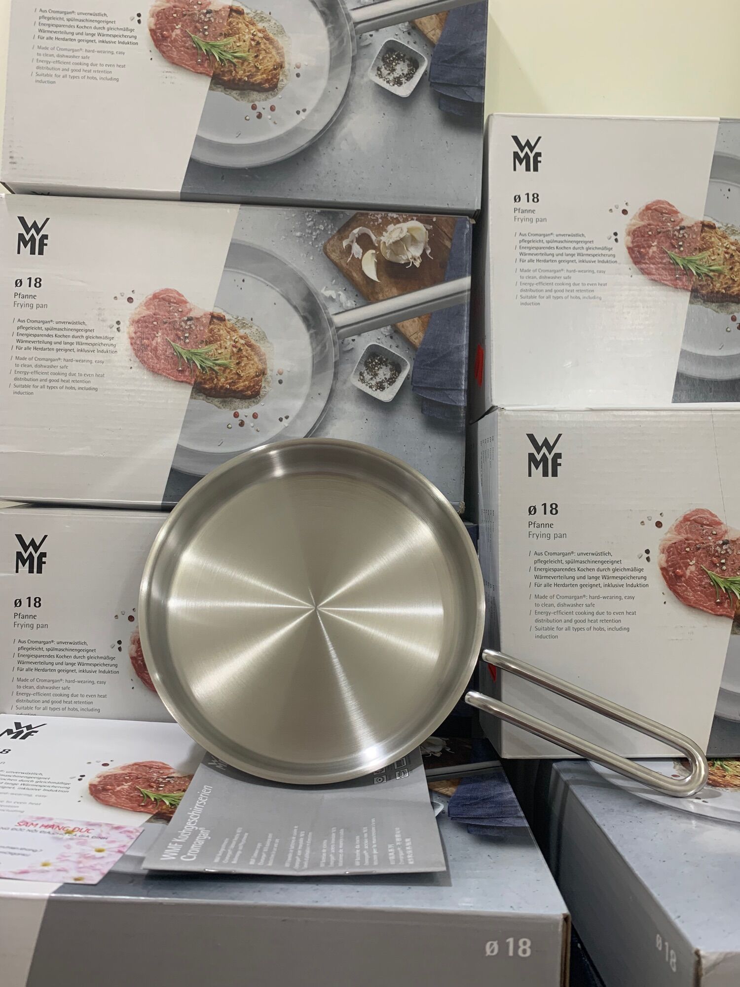 HÀNG ĐỨC CHẢO INOX WMF FRYING PAN 18CM