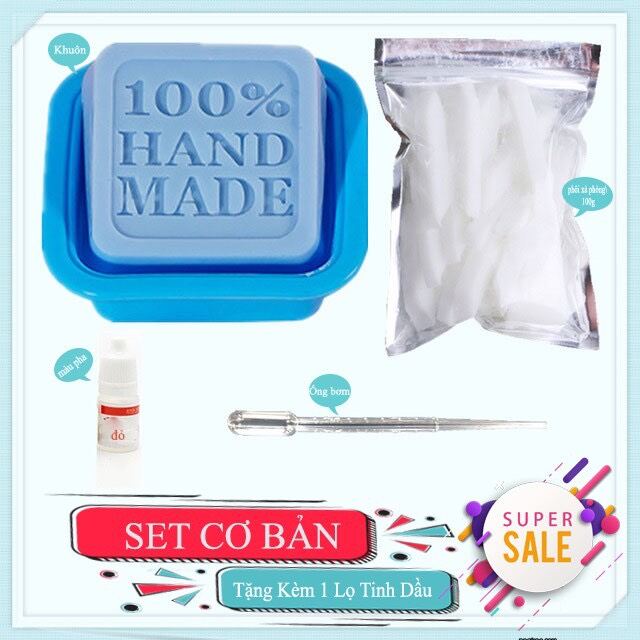 [DIY] Bộ Dụng Cụ Đầy Đủ Làm Xà Phòng Handmade