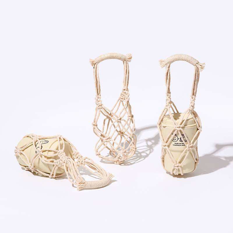 Dây treo bình nước, dây đựng bình nước mang đi thắt macrame