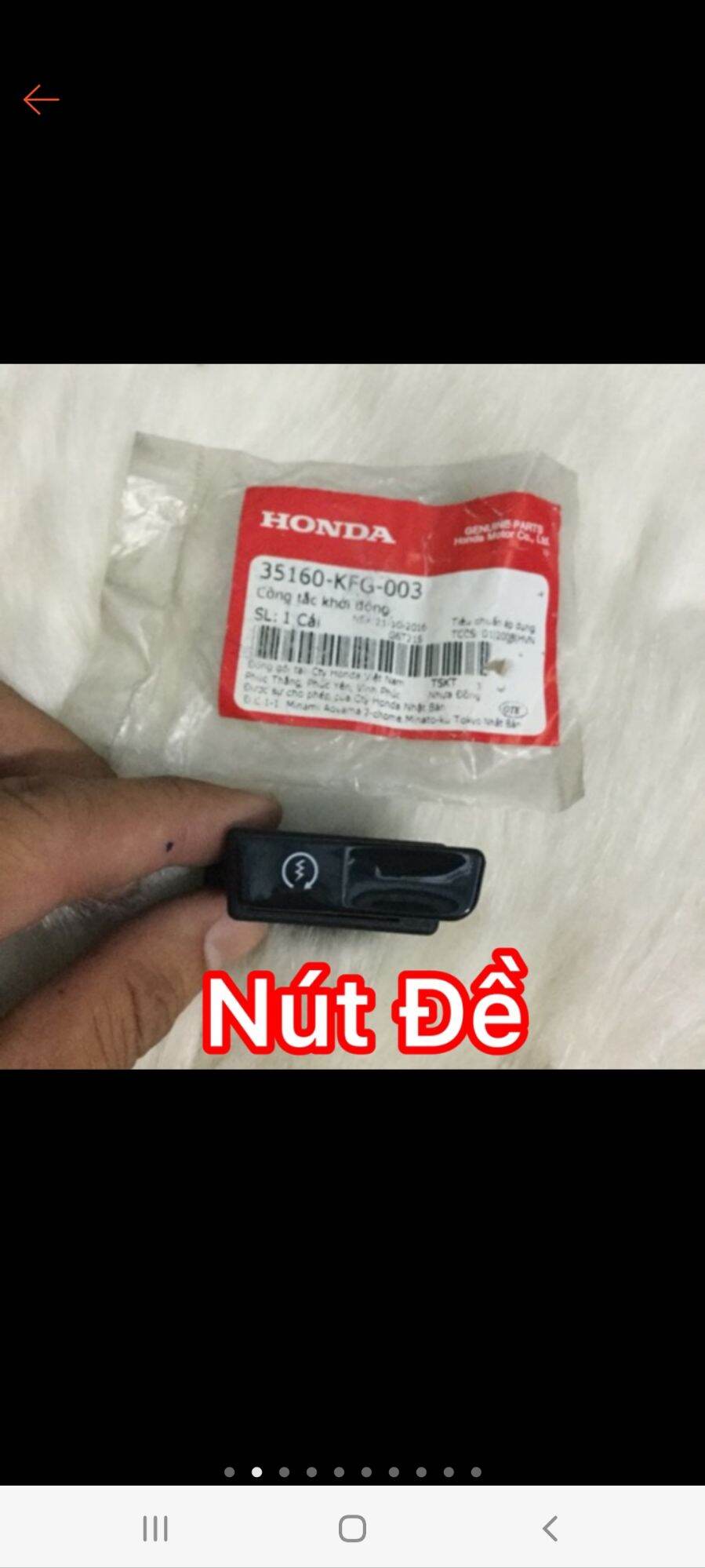 Nút công tắc Sh Ý , Dylan , Ps : Nút mở đèn , Nút xi nhan , Nút pha cốt , Nút kèn , nút đề