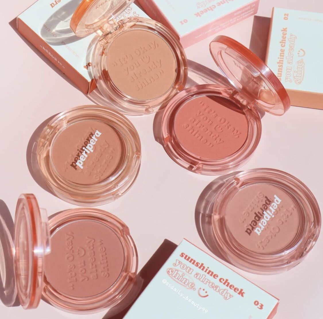 Phấn má hồng Peripera Pure Blushed Sunshine Cheek