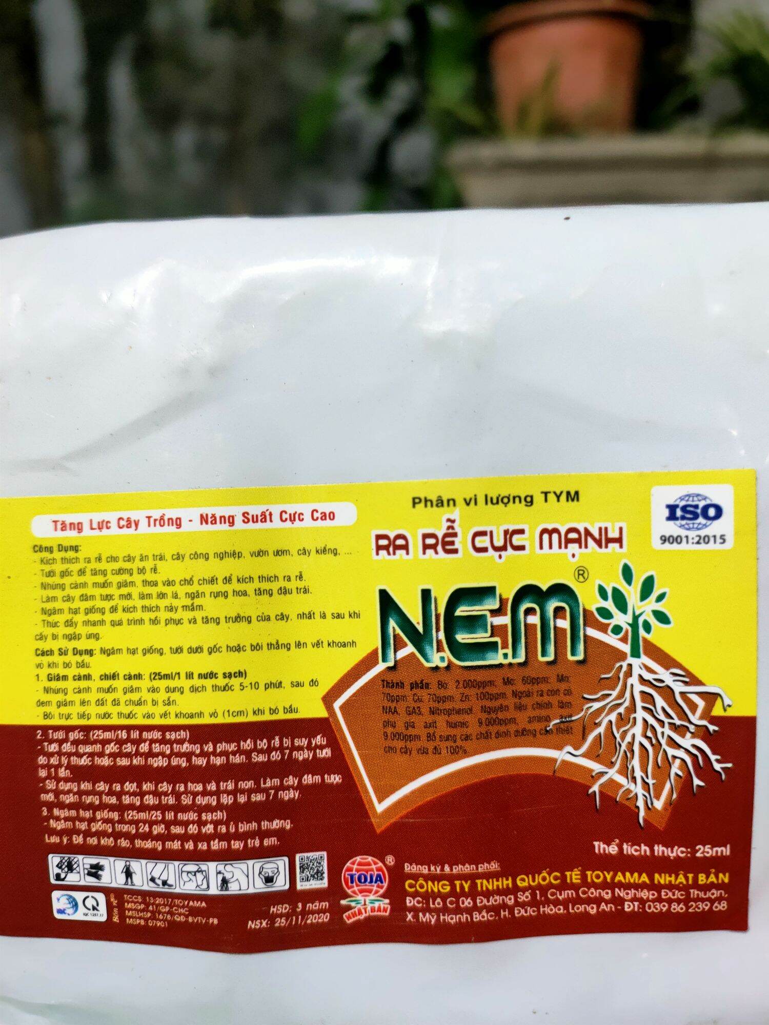 siêu ra rễ n3m  giâm cành, chiết cành [ 25 ml ]