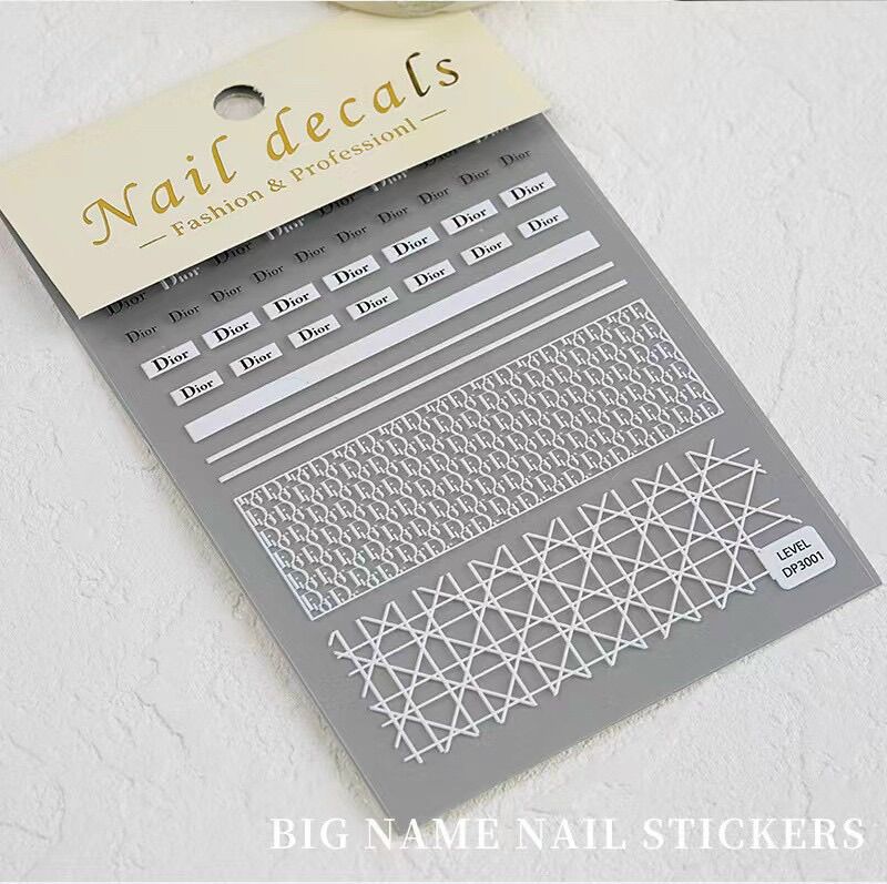 Sticker 3D thương hiệu nổi tiếng