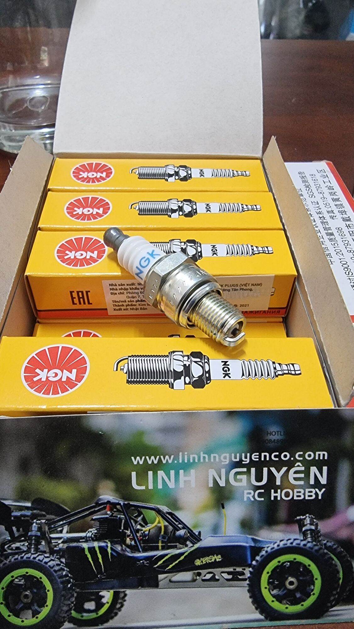 Bugi xịn ngk cmr7h cho máy 2 thì xe baja 5b 5q lt 29cc 32cc 36cc hàng chính hãng ngk