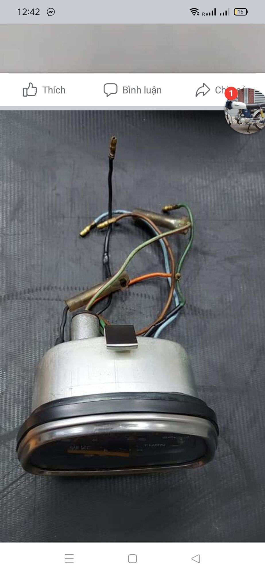 đồng hồ cd50 benly