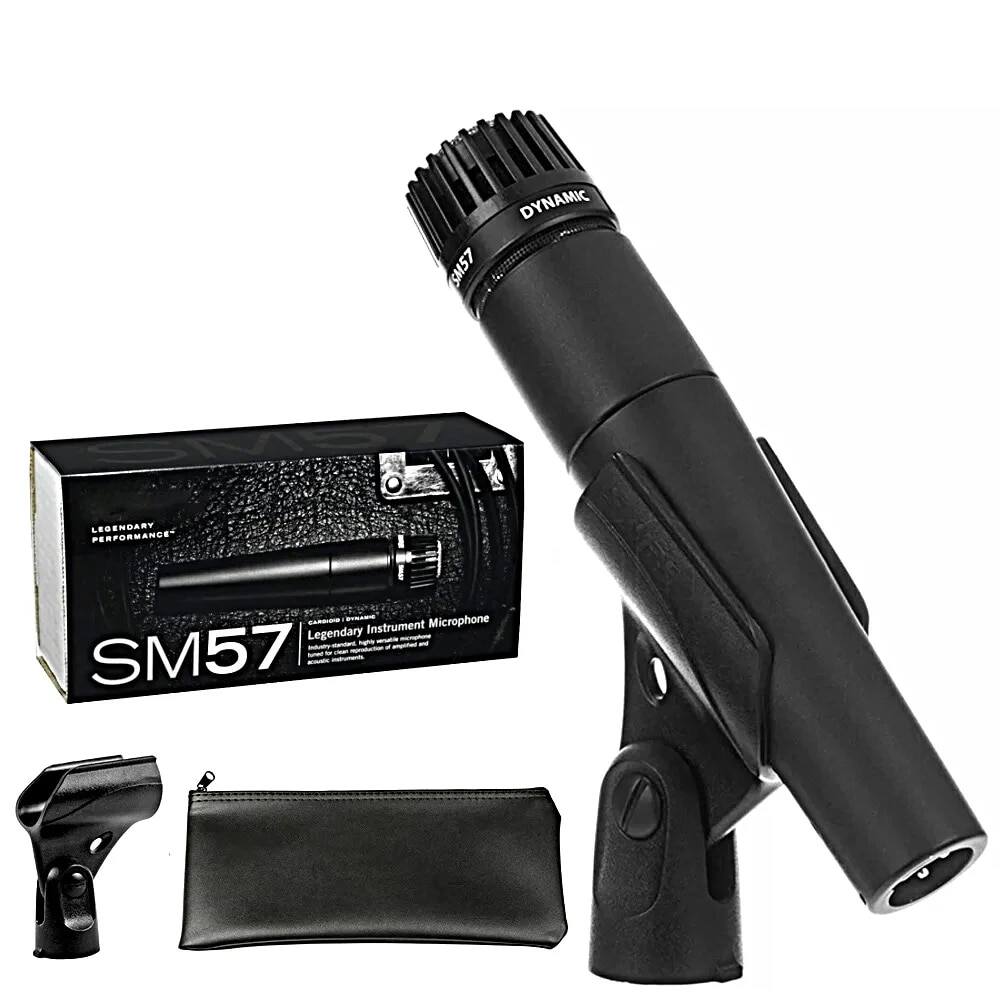 Kim loại sm57 cardioid năng động micro chuyên nghiệp có dây sân khấu hát mic lý tưởng cho shure karaoke bbox và giọng hát ghi âm ce chứng nhận bộ