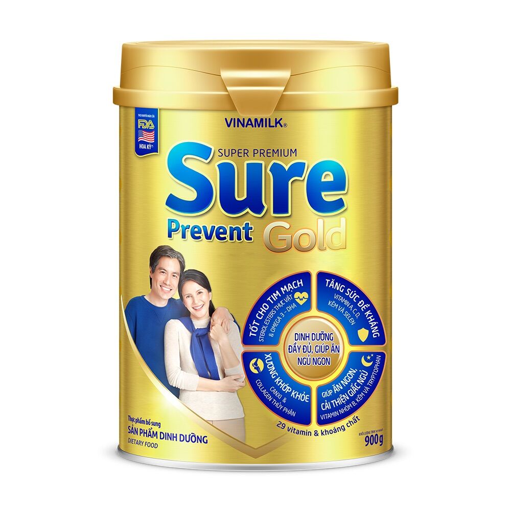 Sữa bột Sure Prevent Gold 900gr