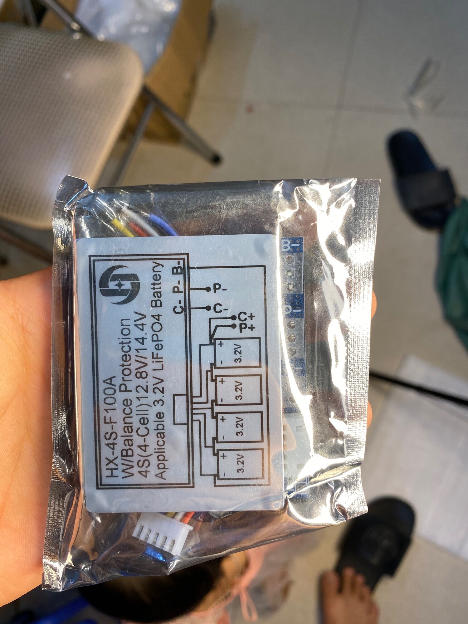 Mạch bảo vệ pin lifepo4 100a 4s BMS