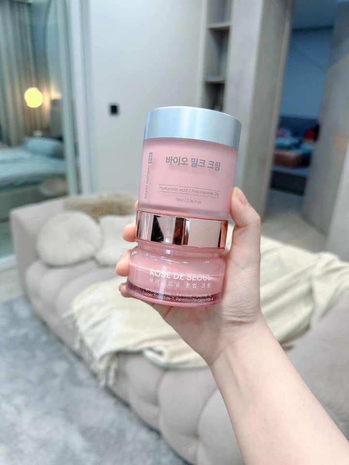 Combo kem ngày rose de seoul 50g và kem dưỡng Narci natural 70g