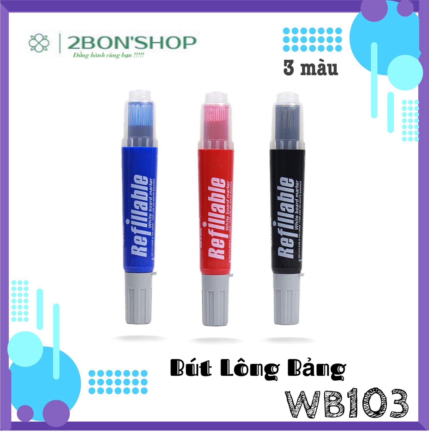Bút lông bảng cao cấp wb103 stacom | bút lông bảng học sinh