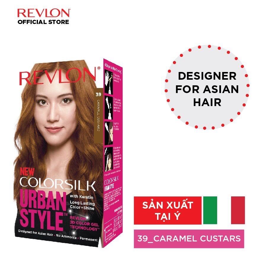 [ Mẫu Mới] Thuốc nhuộm tóc thời trang Revlon Colorsilk Số 39 ( kẹo Caramel) - dung tích 150ml thumbnail