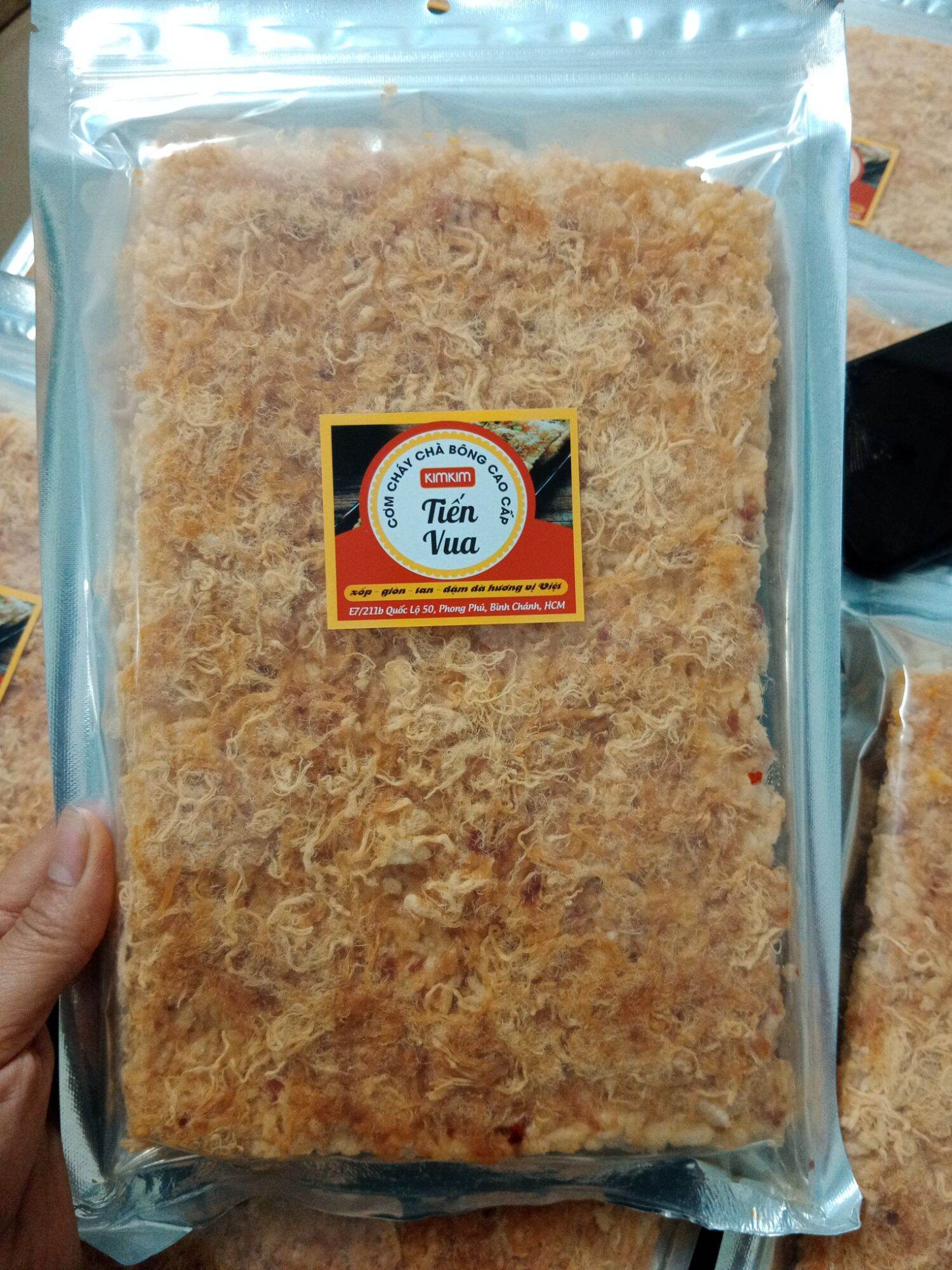 [Sỉ 10 bịch] Cơm Cháy Chà Bông Cao Cấp Siêu Ngon TIẾN VUA
