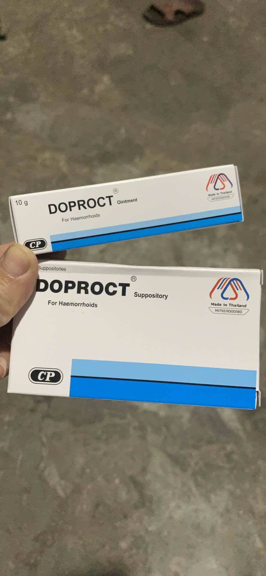 Viên đặt trĩ DOPROCT thái lan