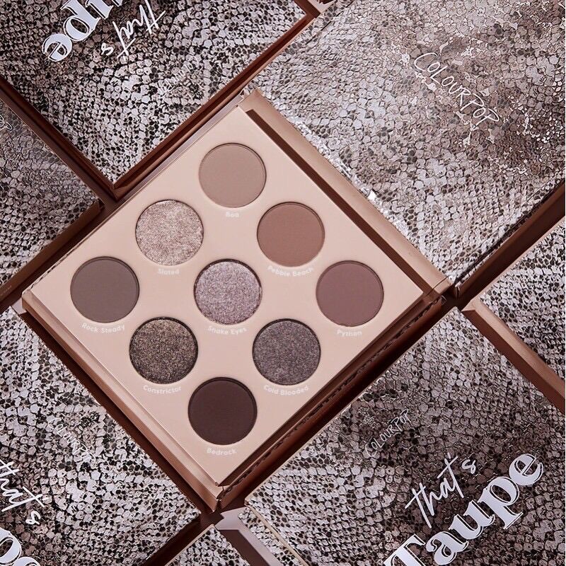 Bảng phấn mắt Colourpop tông Smokey cool toned Bảng màu mắt Colourpop That's Taupe siêu cá tính