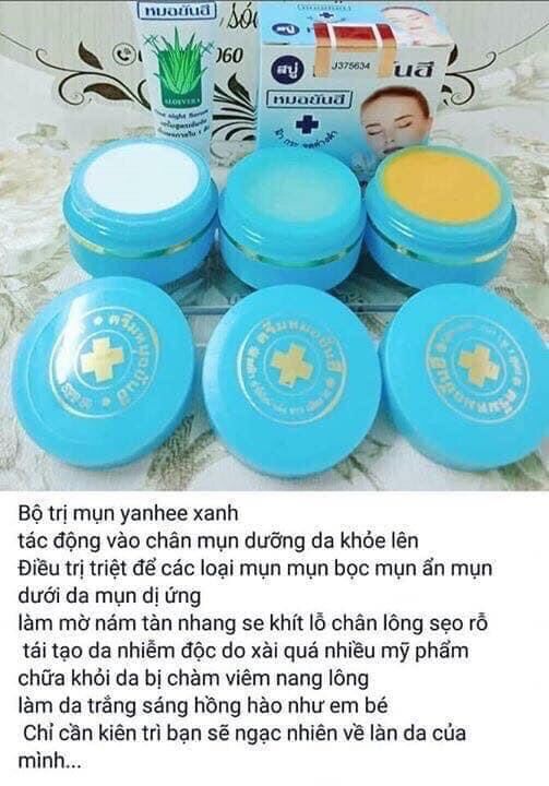 KEM TRỊ MỤN YANHEE XANH