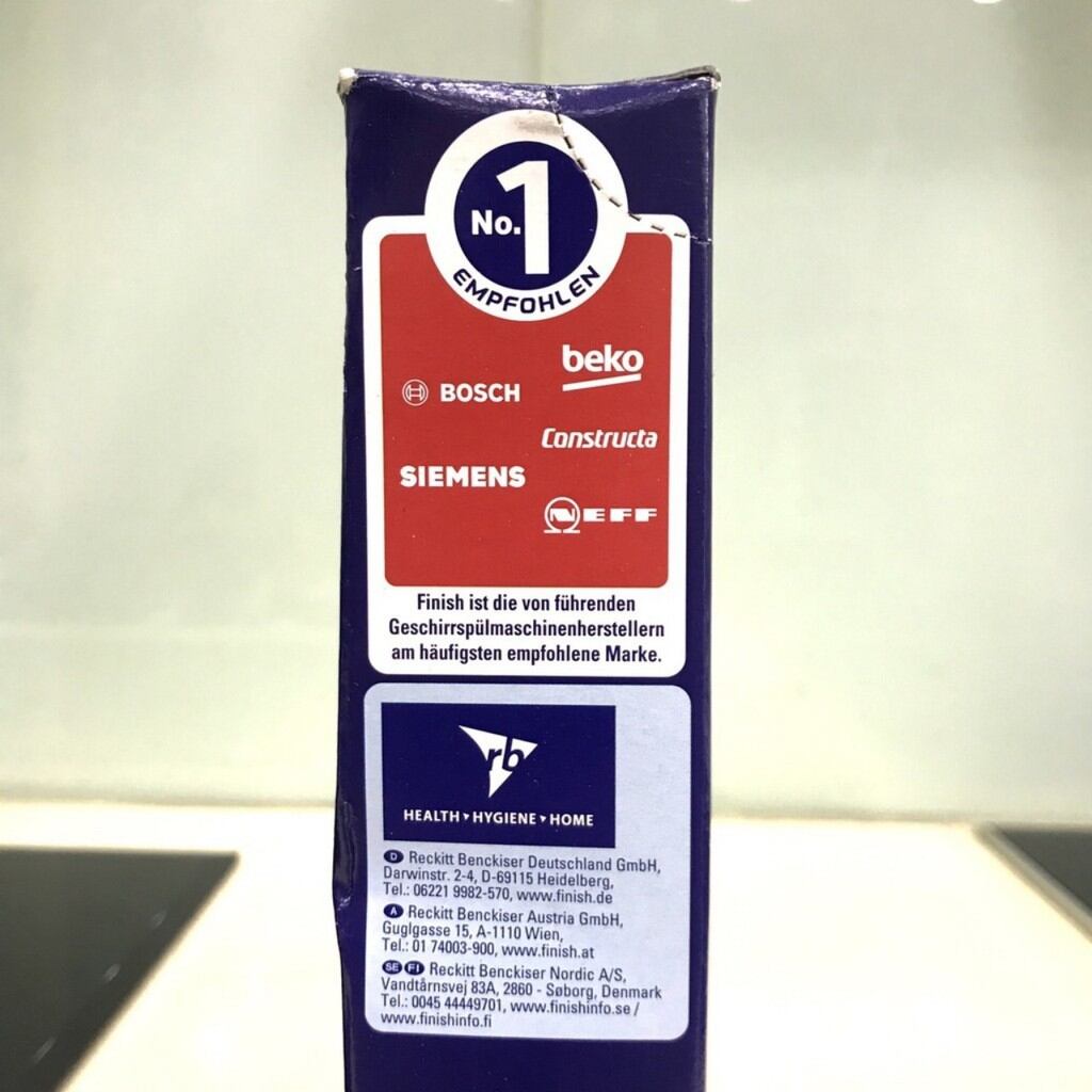 Muối rửa bát Finish Spezial Salz
