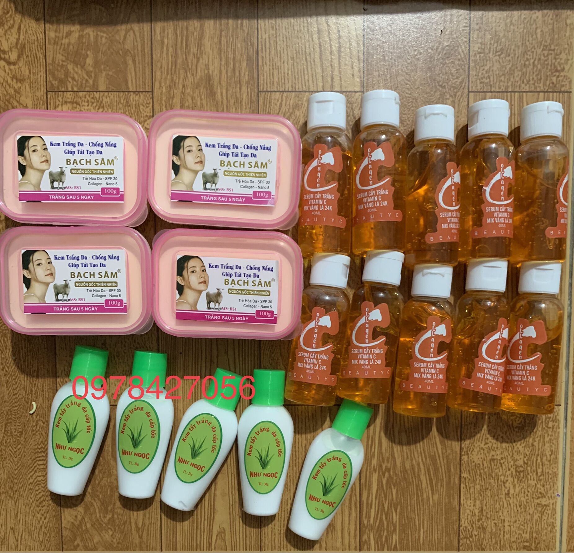 Combo siêu kích trắng nhanh