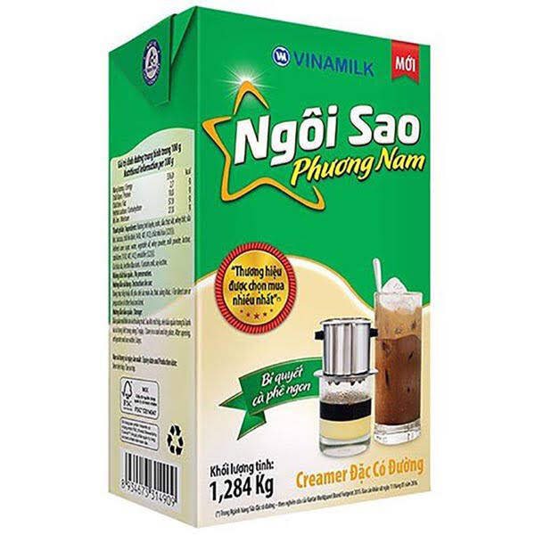 Sữa đặc ngôi sao phương nam hộp giấy 1,284 gr