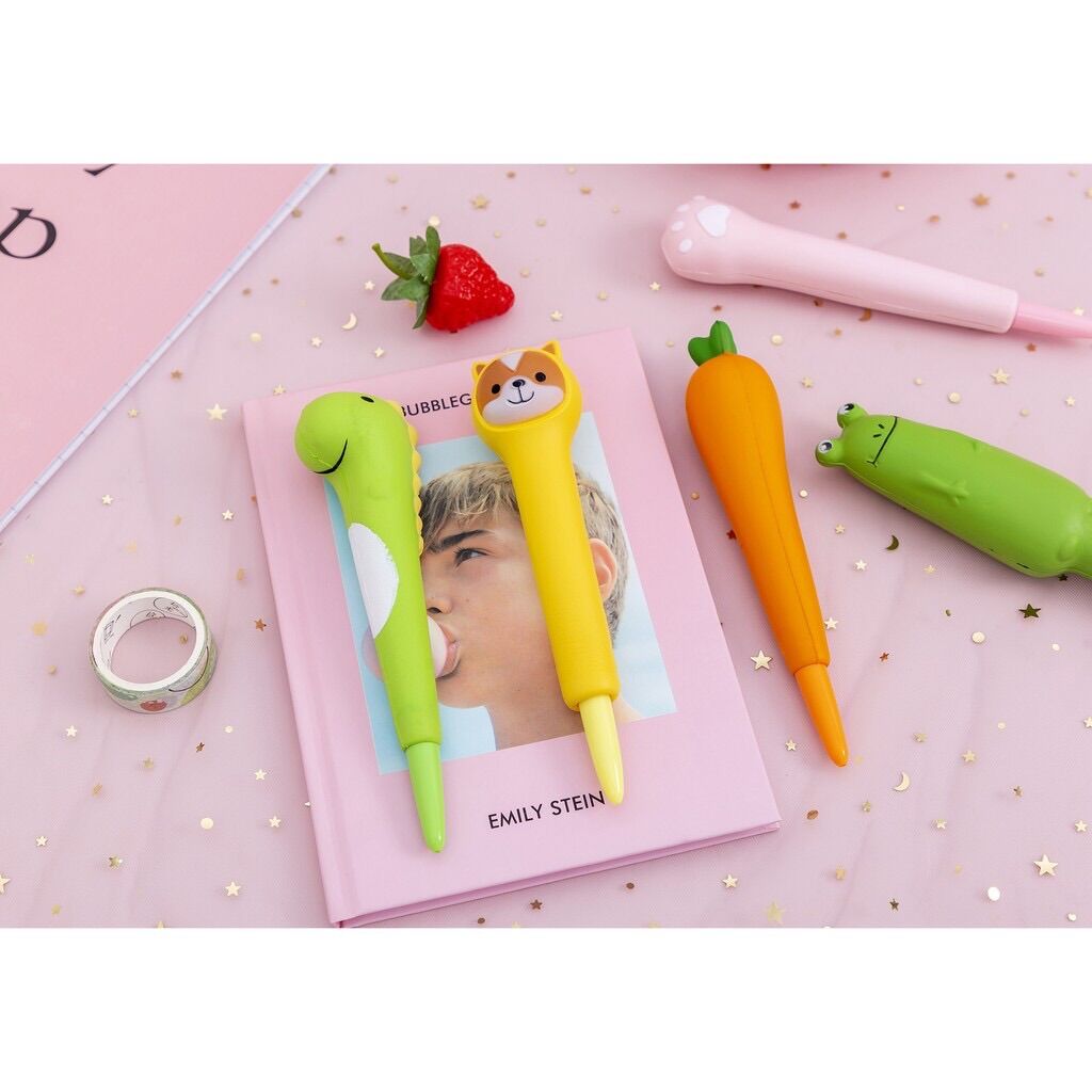 Bút nước squishy nhiều hình dễ thương, bút cute