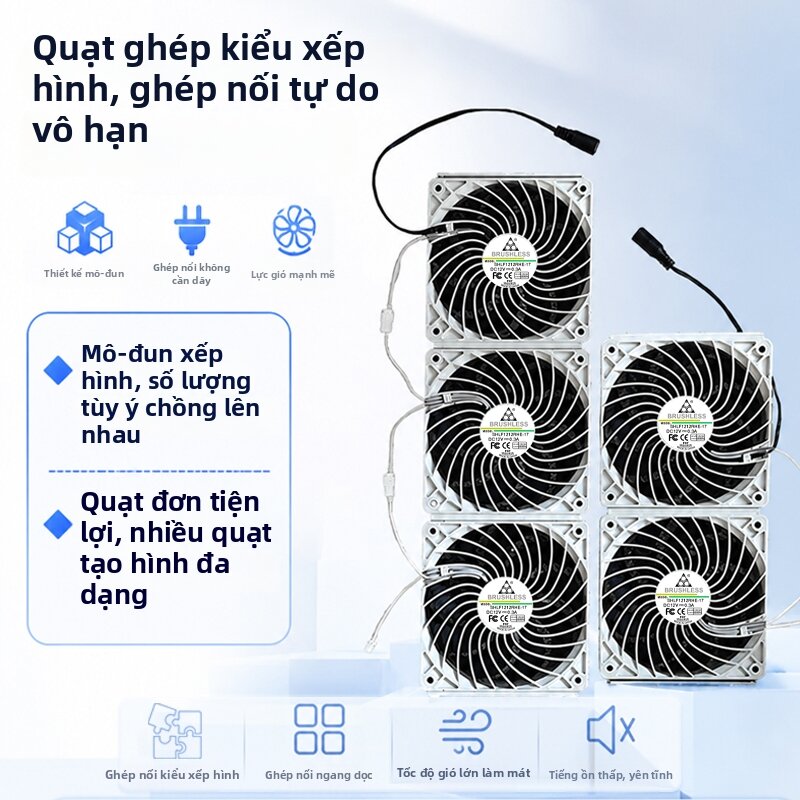 Stackable Silent 12V Converter 12cm Fan Giá 655,000 Đồng*Miễn phí vận chuyển