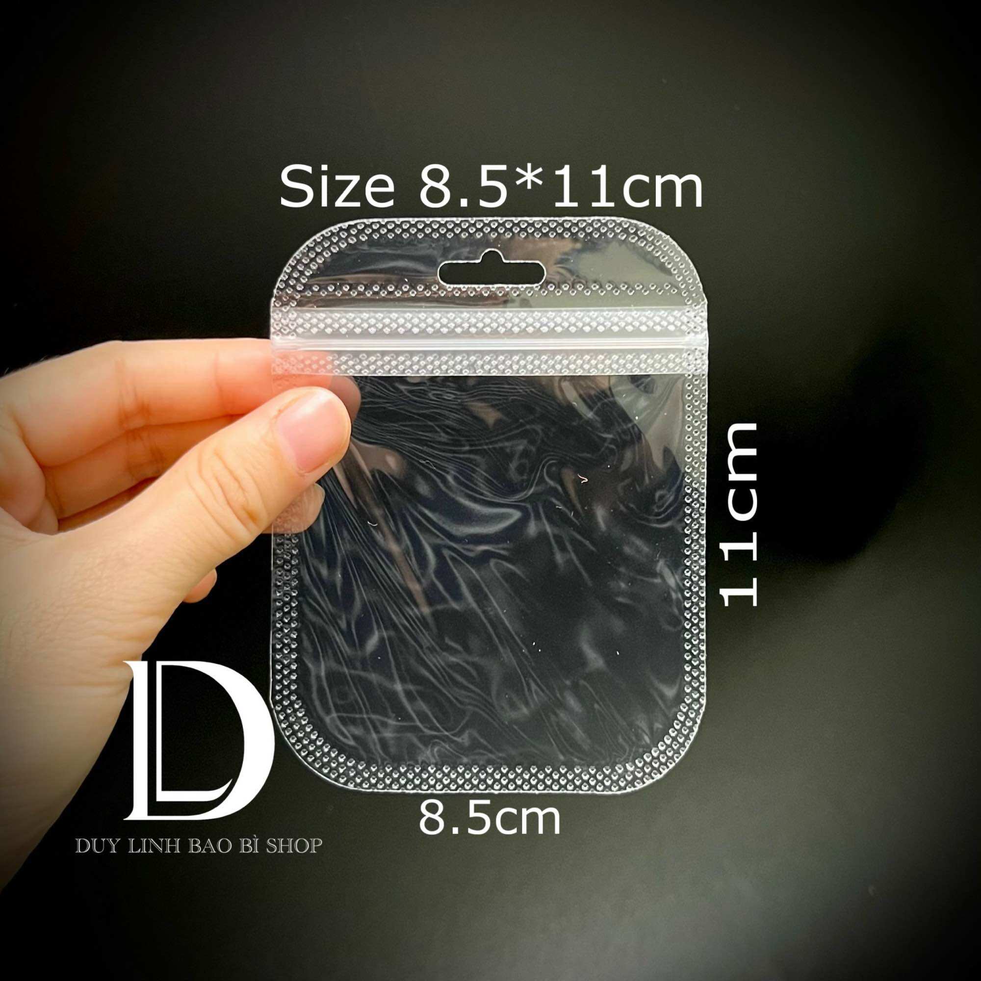 (10cái) Túi zip trong suốt , Túi đựng đồ trang sức bằng nhựa PVC mềm mại trong suốt có khóa kéo tiện lợi Duy Linh Shop…