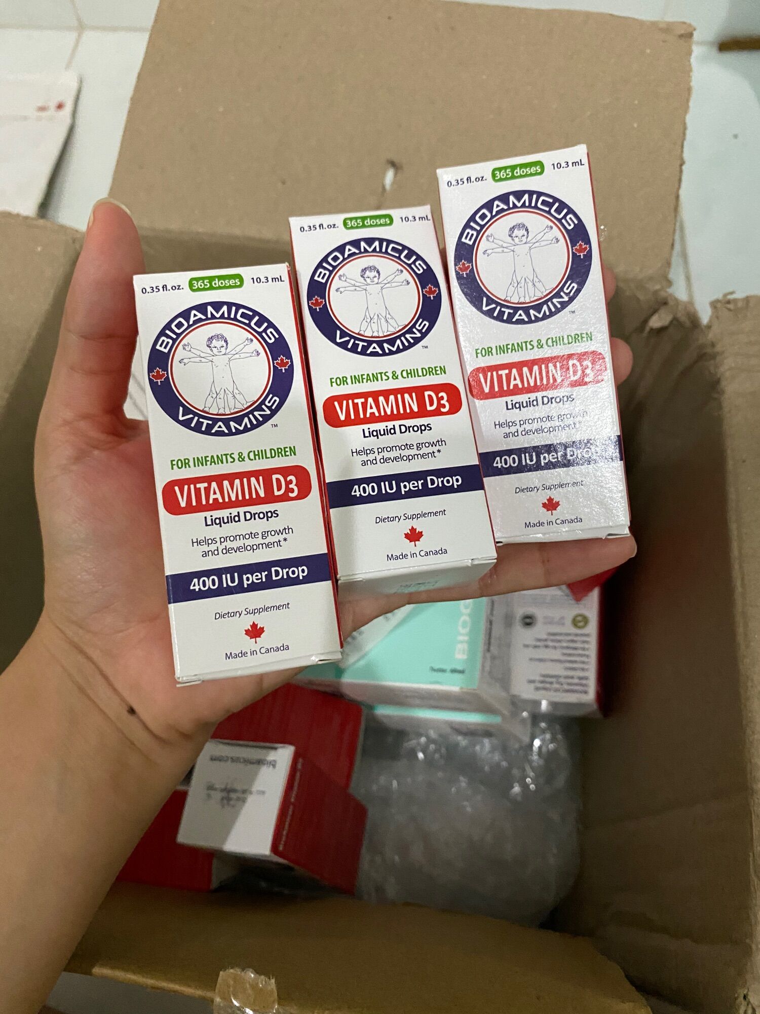 [HCM]Vitamin D3 Bioamicus nhập khẩu chính hãng Canada