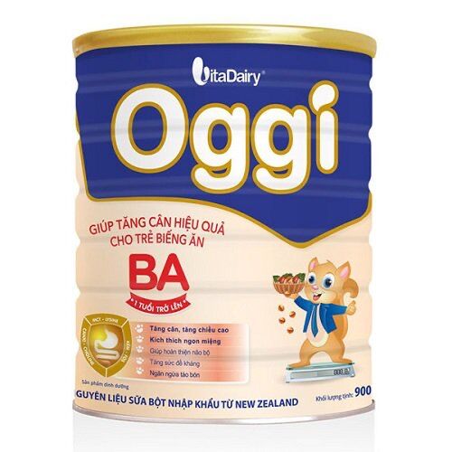 Sữa bột VitaDairy Oggi BA 900g dành cho trẻ biếng ăn