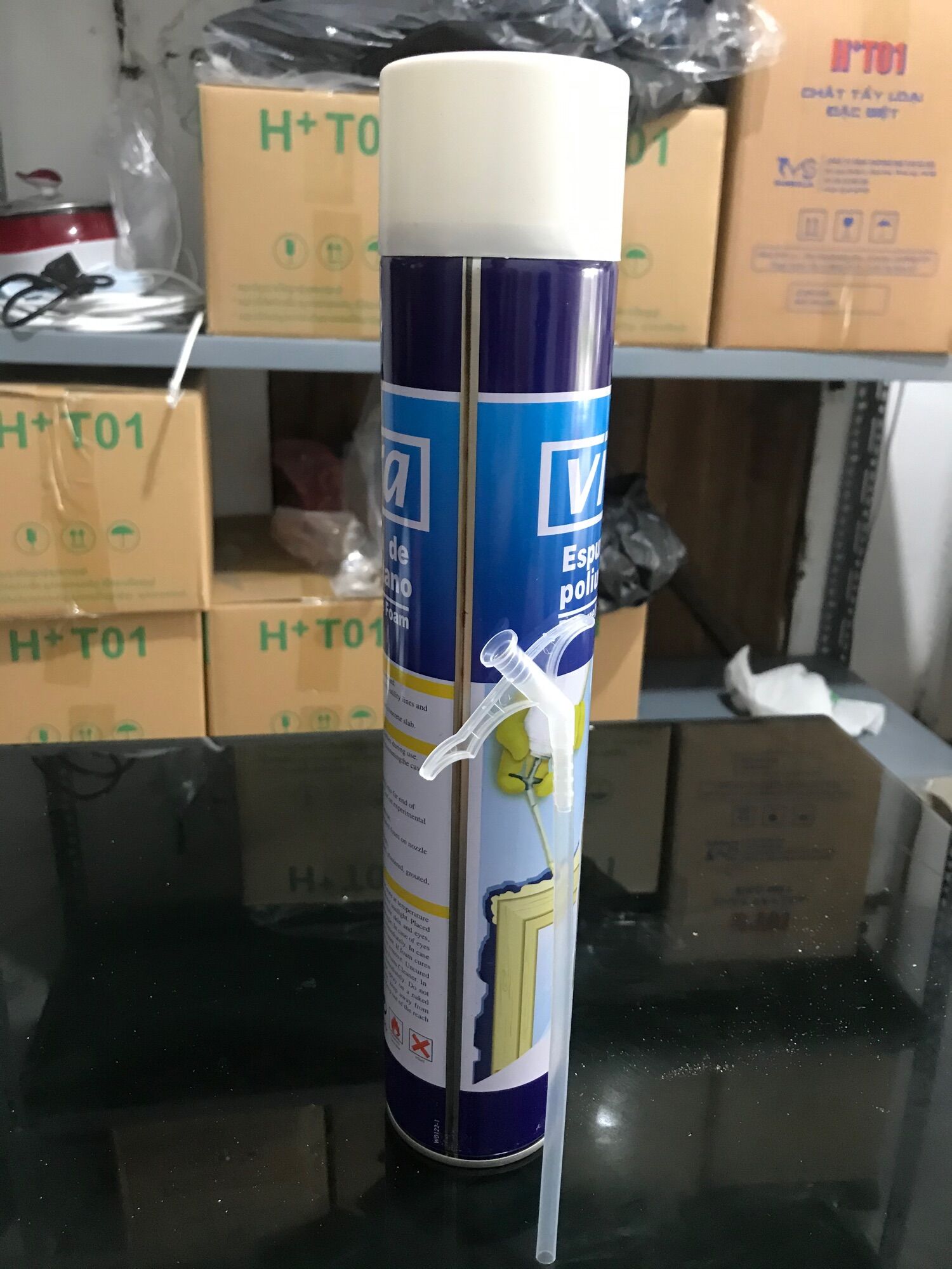 keo bọt nở chống thấm Vira chai lớn 750ml