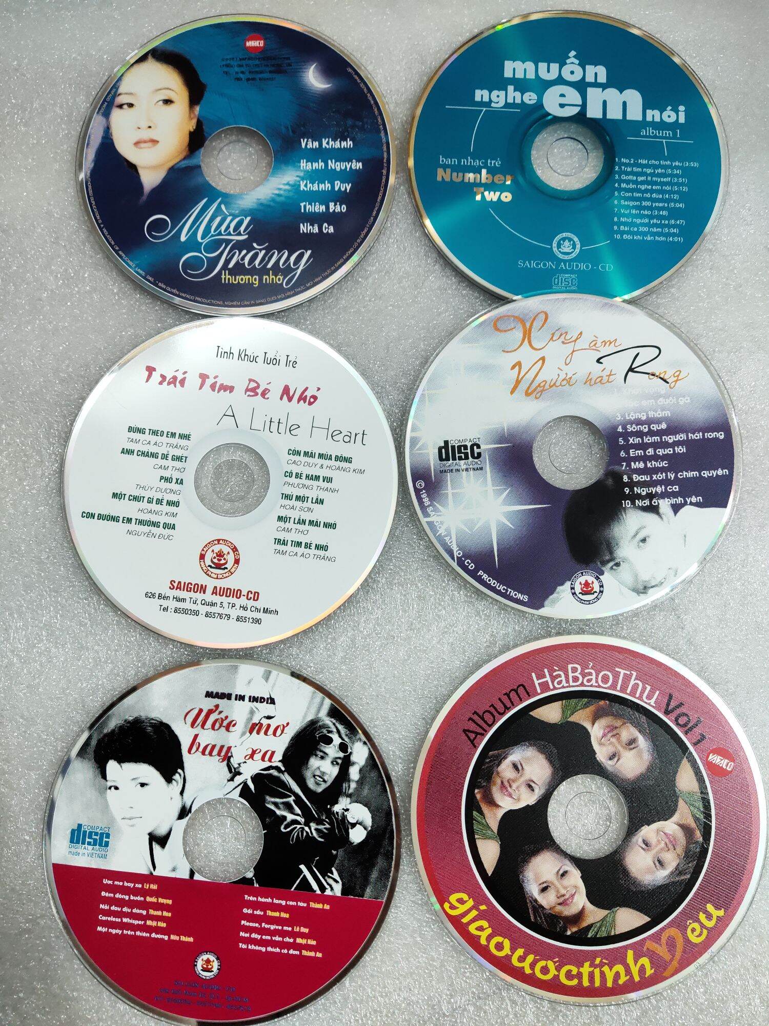 COMBO 6CD CHÍNH HÃNG ( Hàng mới không vỏ hộp )