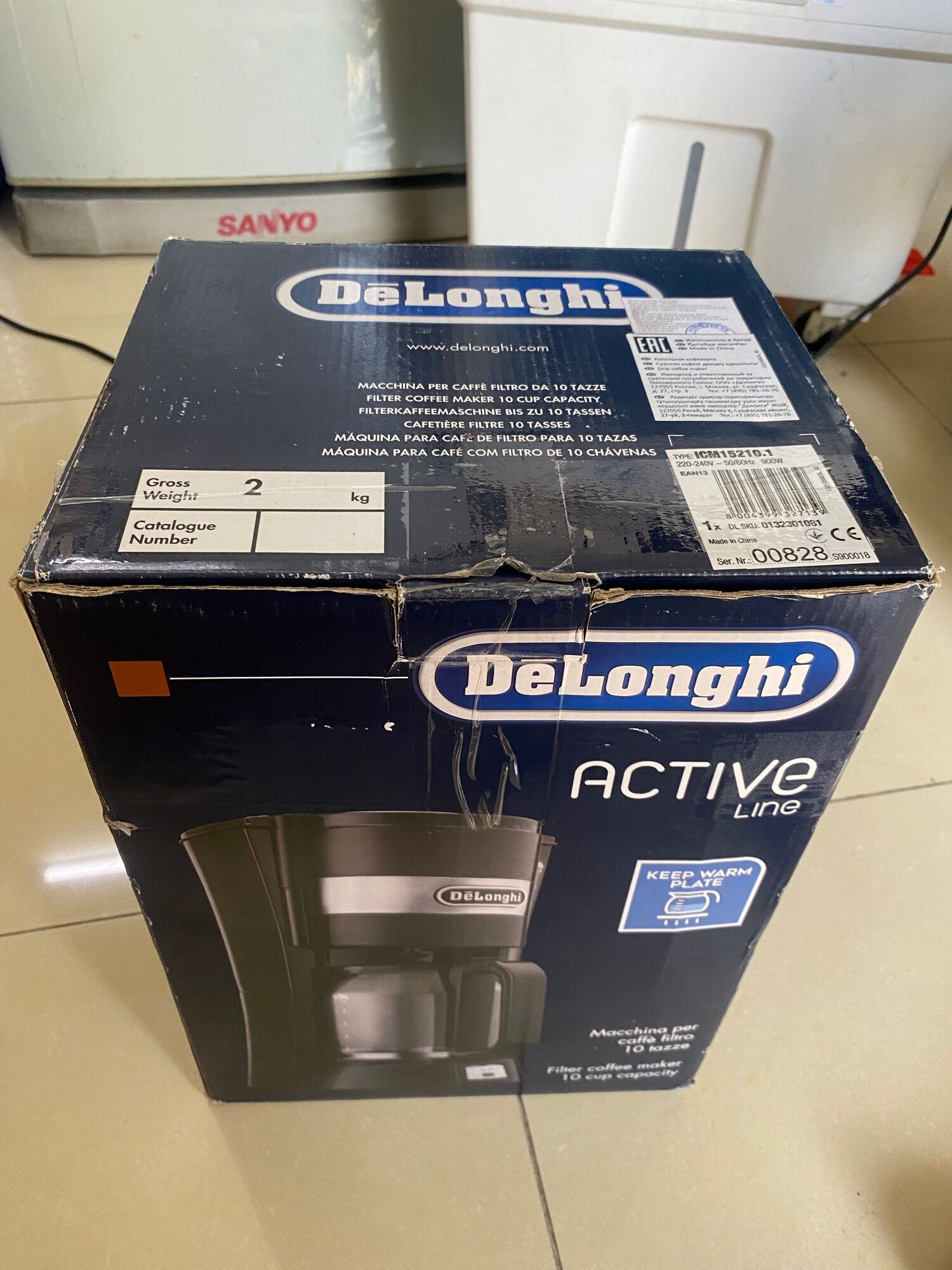 Máy Pha Cà Phê Delonghi ICM15210.1