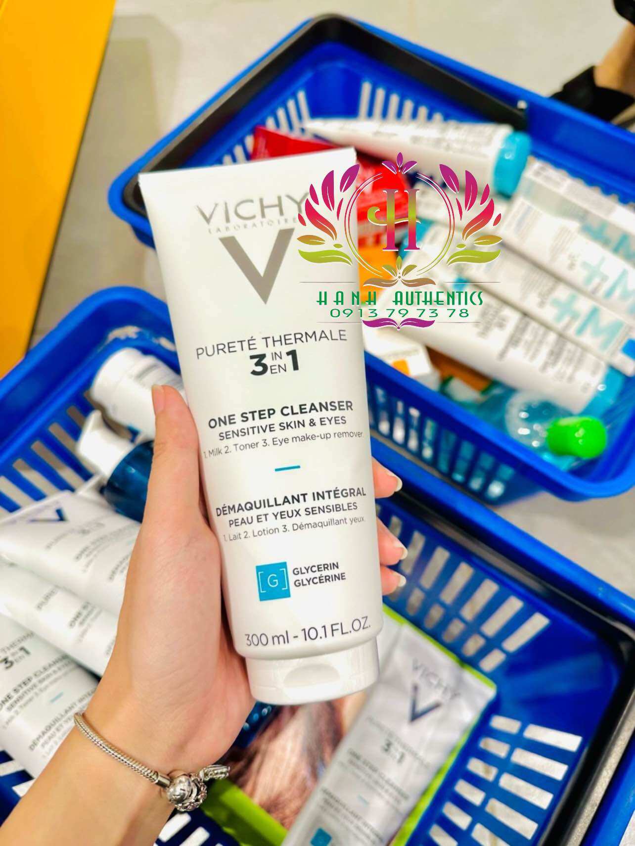 Sữa rửa mặt vichy 3in1 300ml