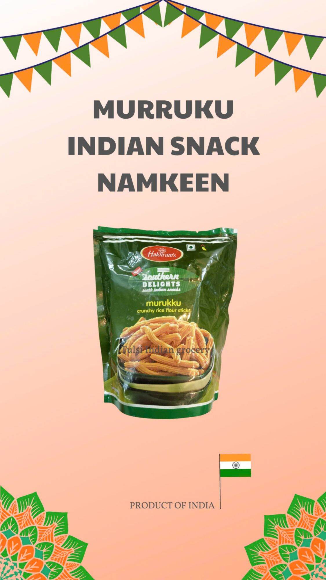 HALDIRAMS BÁNH MURUKKU 200GMS