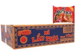 Thùng 30 gói mì Lẩu Thái tôm 80g