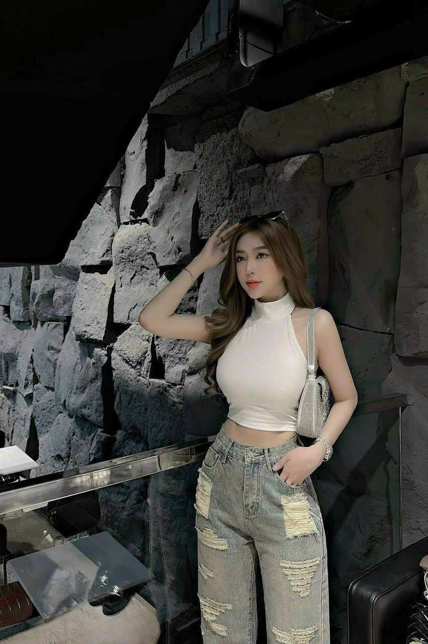 Áo Croptop thun gân cổ lọ hở lưng sát tay full tem mác siêu xịn