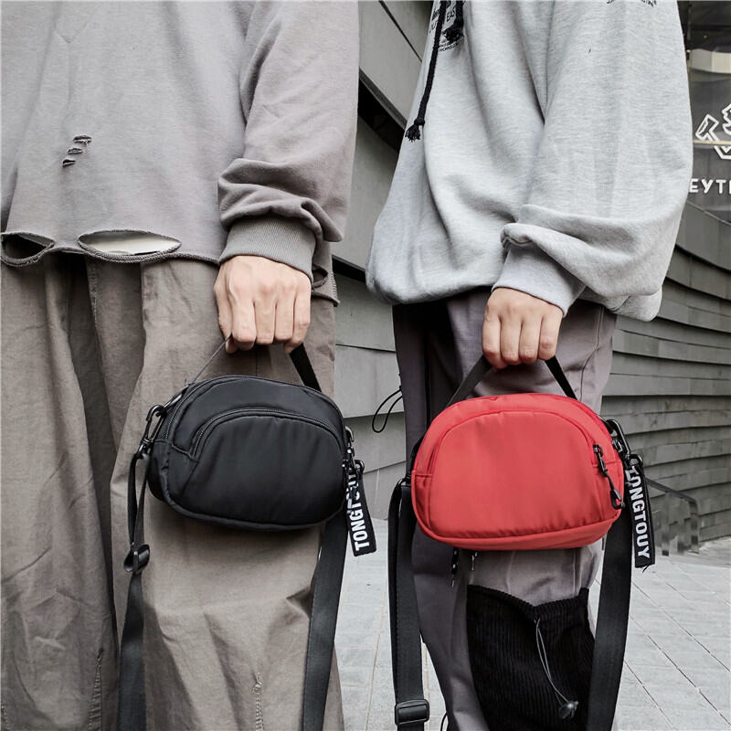 Túi Đeo Một Vai Xách Tay Học Sinh Vải Nylon Chống Nước Ins Phong Cách Hàn Quốc Túi Nhỏ Đeo Chéo Cặp Đôi Dễ Phối Đường Phố Harajuku Kiểu Nhật
