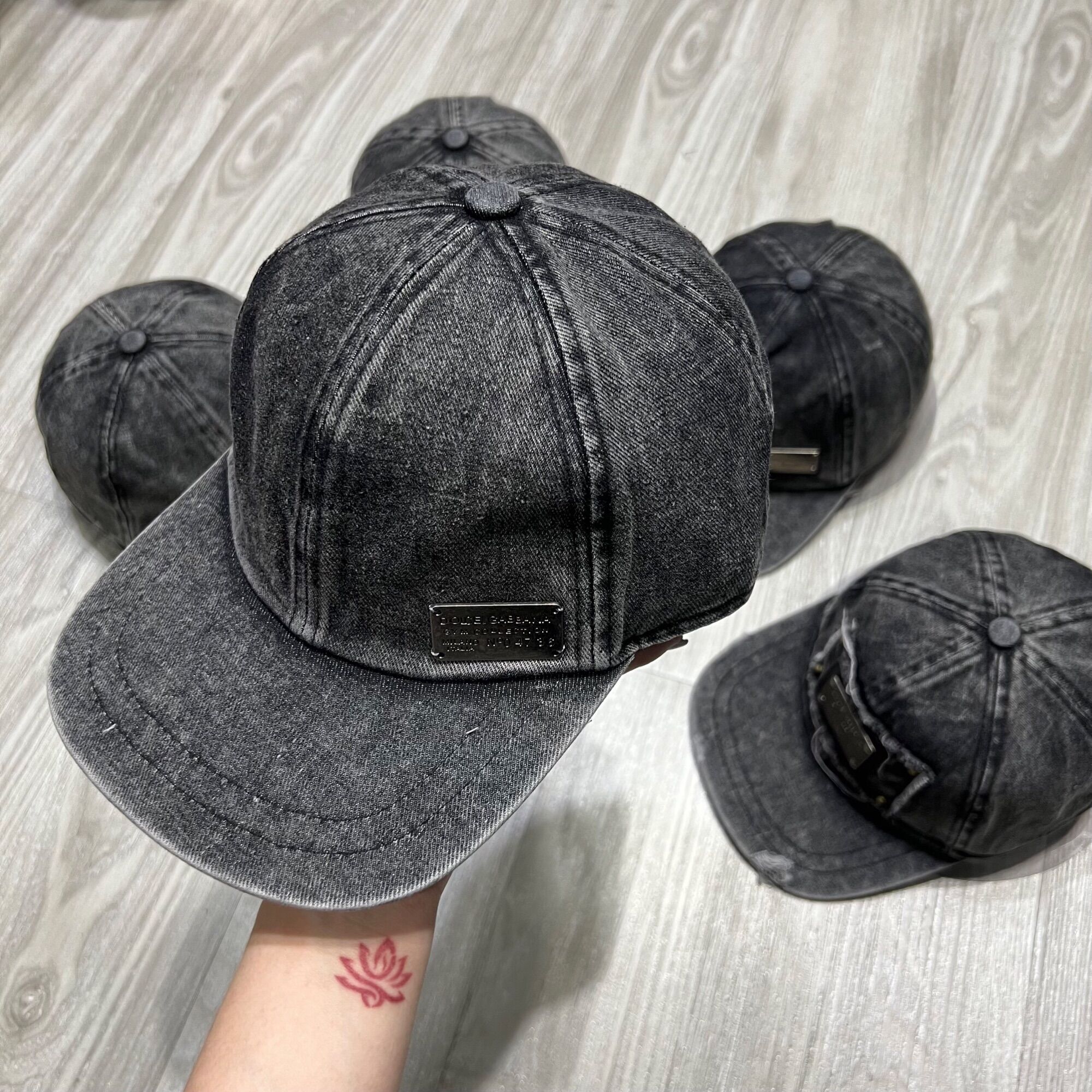 Mũ Lưỡi Trai Vải Bò Cá Tính  Tự Chụp